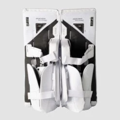Rexhockey -Rexhockey Bauer SV PRO goalie pads wht back 1