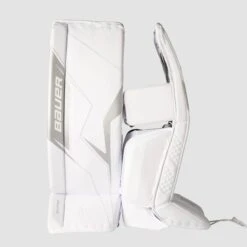 Bauer SV-PRO Målmandsskinner Intermediate -Rexhockey Bauer SV PRO goalie pads wht side