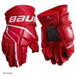 Bauer Vapor 3X Ishockeyhandsker Senior -Rexhockey Bauer Vapor 3x gloves senior red