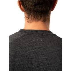 Bauer FLC Textured Tech Tee Senior -Rexhockey Bauer flc tech tee grey neck
