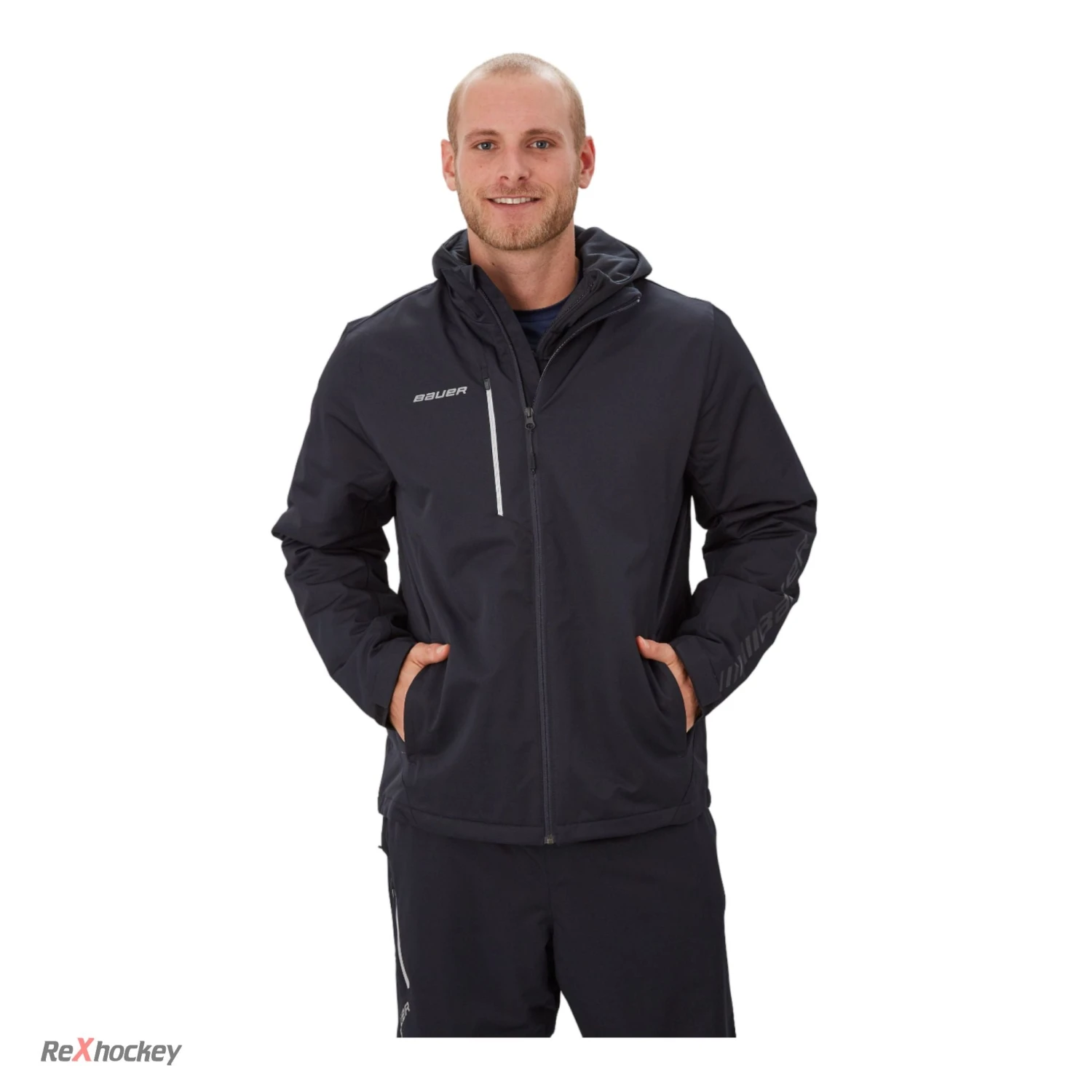 Bauer Supreme Midweight Jakke Senior - Sort 3 Bauer Supreme Midweight Jakke Senior - Sort