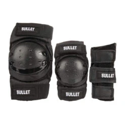 Bullet Triple Beskyttelsessæt Junior -Rexhockey Bullettriple pad set junior black 1