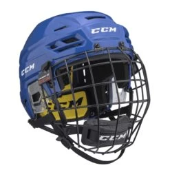 CCM Tacks 210 Ishockeyhjelm M. Gitter -Rexhockey CCM 210 combo helmet blu 1