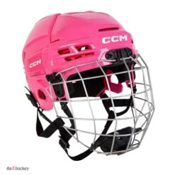 CCM Tacks 70 Helmet Combo Youth -Rexhockey CCM tacks 70 combo helmet pink 1