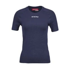 CCM Womens Training Tee 7 CCM Womens Training Tee -Rexhockey CCM womens training ss tee nvy