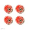 Clouds Nebula Rulleskøjtehjul Med LED Lys (82a) 4-Pack -Rexhockey Clouds nebula led wheels orange 1