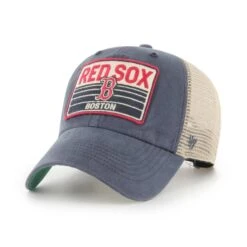 MLB Vintage Four Stroke '47 Clean Up Cap -Rexhockey Mlb 47 four stroke BOS