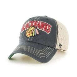 NHL Tuscaloosa Vintage 47' Clean Up Cap 8 NHL Tuscaloosa Vintage 47' Clean Up Cap -Rexhockey NHL brand47 vintage cap tuscaloosa chicago