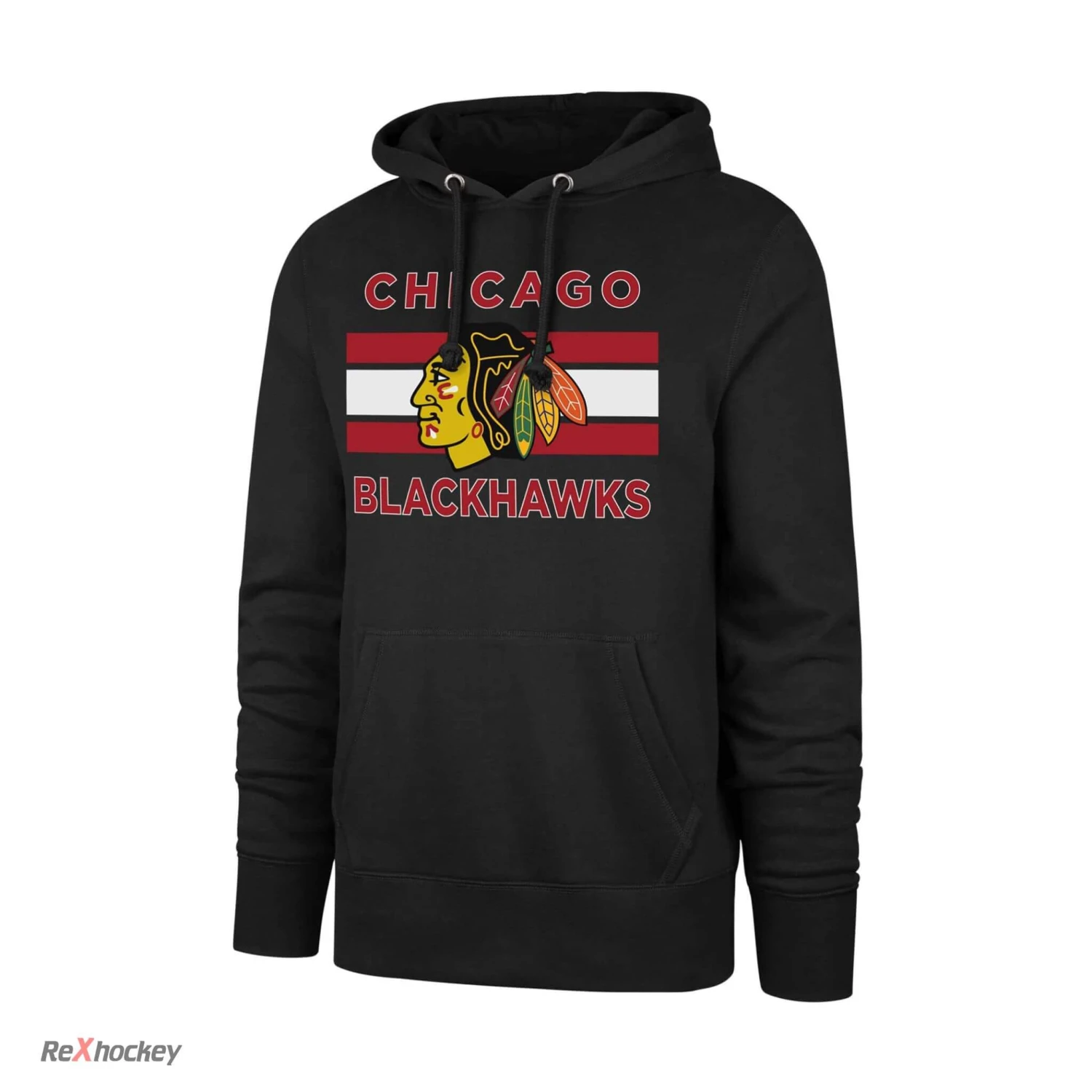 '47 NHL Burnside Stripe Hættetrøje Senior 3 '47 NHL Burnside Stripe Hættetrøje Senior