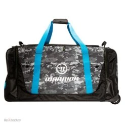 WARRIOR Q20 CARGO HOCKEYTASKE M. HJUL Senior -Rexhockey Warrior q20 cargo wheeled bag blue camo