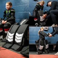 S24 Bauer Learn To Save Goal Kit S/M 11 S24 Bauer Learn To Save Goal Kit S/M -Rexhockey bauer learn to save kit action