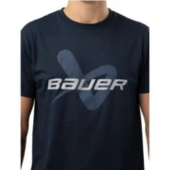 S24 Bauer Core SS Lockup T-shirt -Rexhockey bauer ss core lockup tee nvy feature
